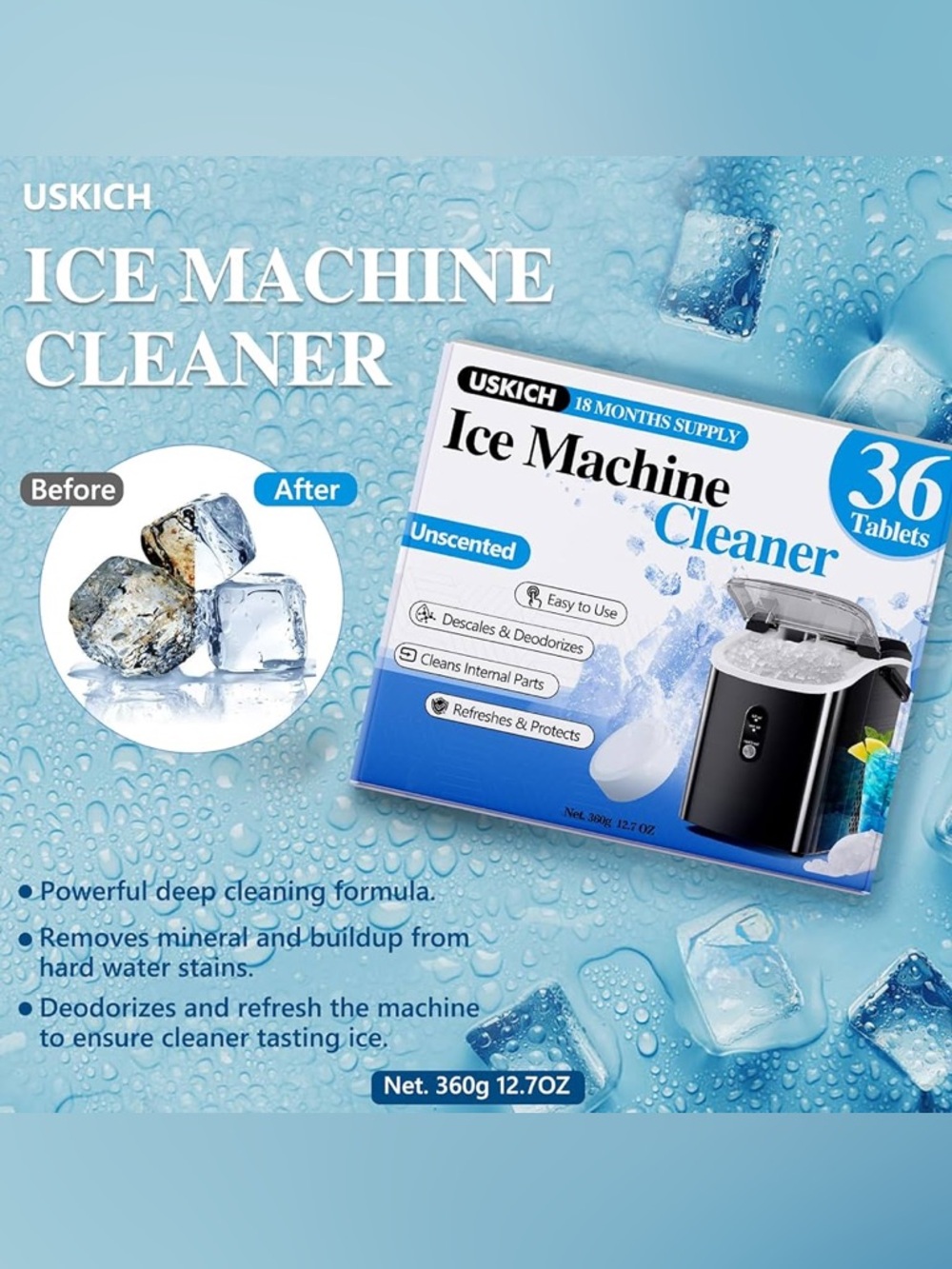 Ice Machine Cleaner Tablets - 36 - Picture 2 of 6